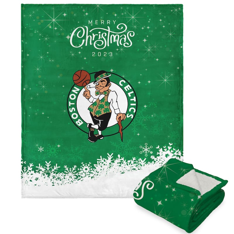 NBA Christmas 2023 Celtics Silk Touch Throw