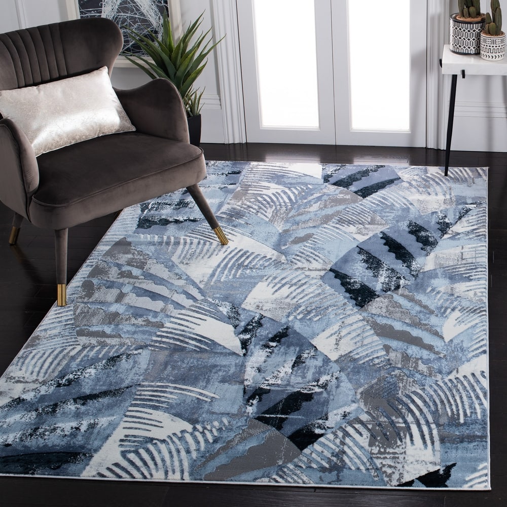 SAFAVIEH Lagoon Eskarne Abstract Distressed Rug