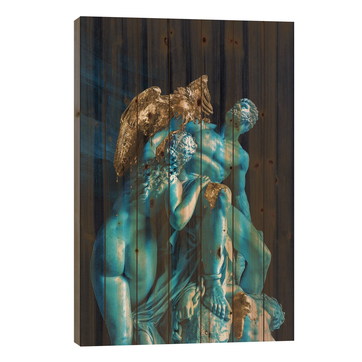 Greeks III Print On Wood by Gab Fernando - Multi-Color