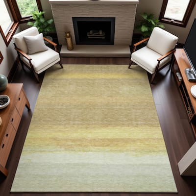 Premium Washable Super Soft Ombre Solid Mayfield Rug