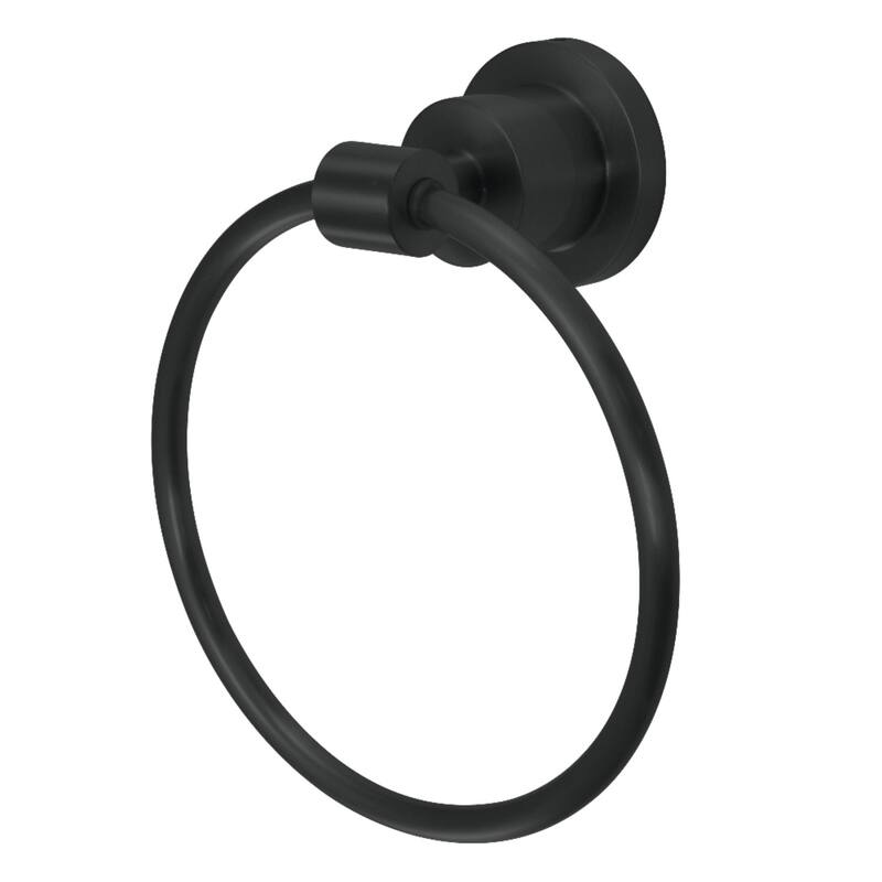 Kingston Brass Concord Towel Ring - Matte Black