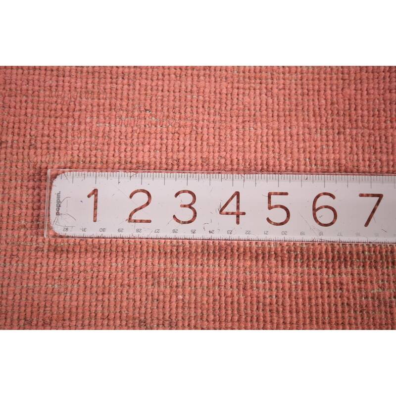 Pink Modern Gabbeh Oriental Area Rug Handmade Wool Carpet - 4'11" x 6'7"