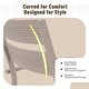 preview thumbnail 38 of 45, Outdoor Stackable Aluminum Dining Chair with Cushion (Set of 4)