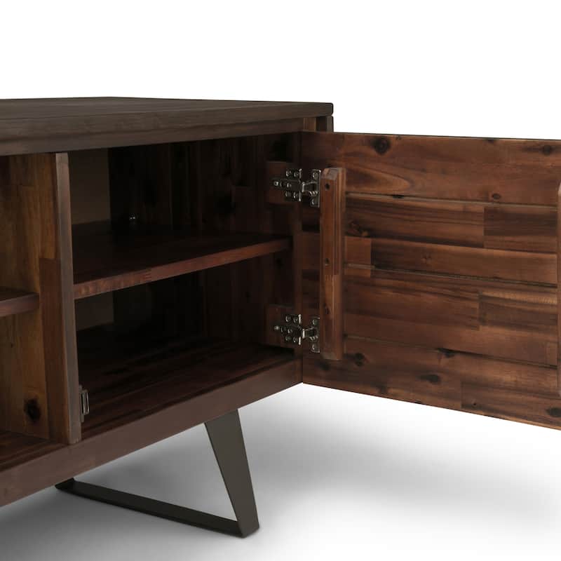 WYNDENHALL Mitchell WOOD Modern Industrial TV Media Stand For TVs