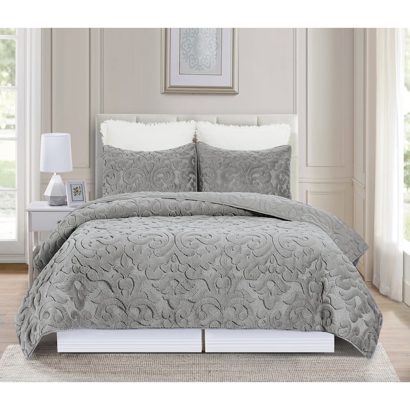 Cornelia 3-Piece Cotton Quilt Set