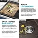 preview thumbnail 79 of 146, KRAUS Bellucci Workstation Topmount Drop-in Granite Kitchen Sink