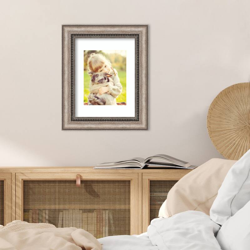 Lyla Ornate Silver Framed Picture Frame, Photo Frame