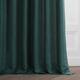 Exclusive Fabrics Italian Faux Linen Curtain (1 Panel)