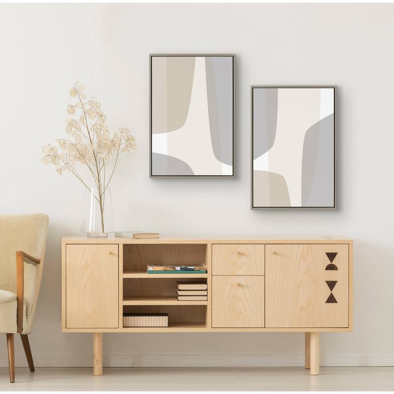 Kate and Laurel Sylvie Comforting Canvas by The Creative Bunch Studio