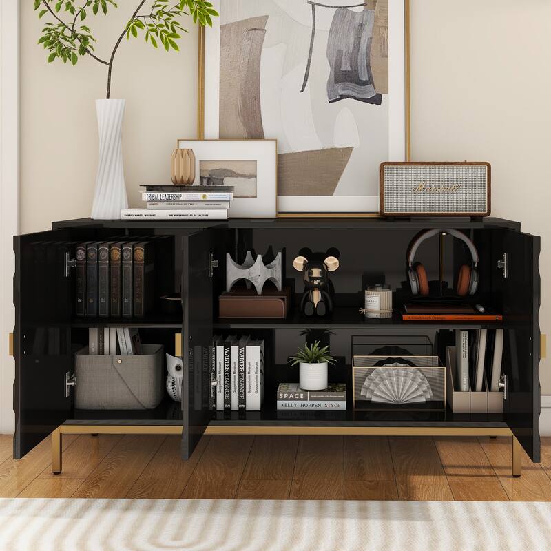 3 Door Accent Cabinet