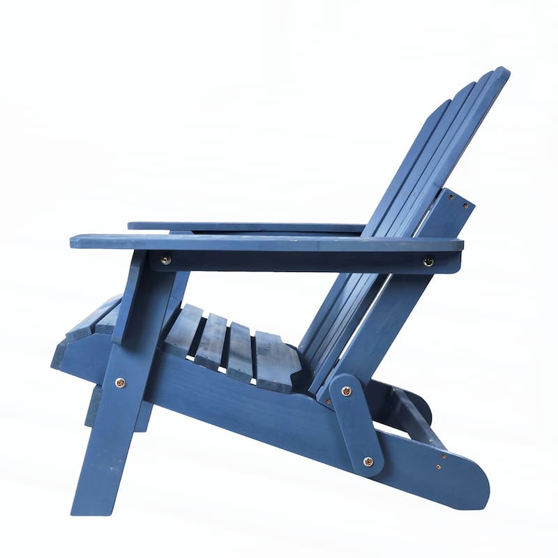 Oversize Wooden Outdoor Folding Adirondack Chair