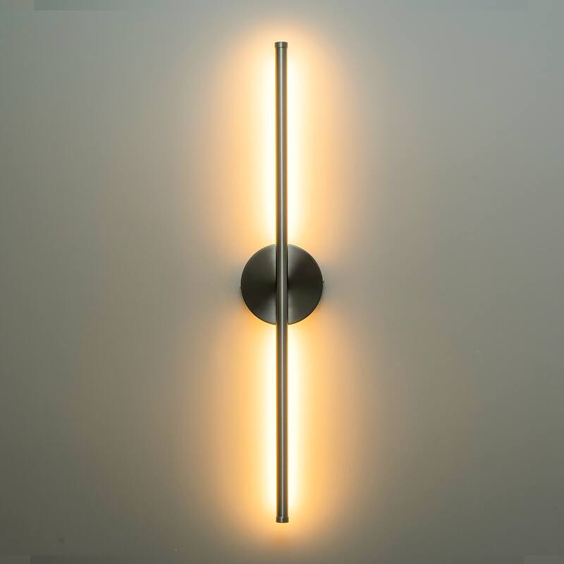 1-Light 23.6 in. Modern Linear Dimmable Integrated LED Bathroom Vanity Light Wall Sconce