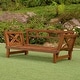 preview thumbnail 48 of 48, Cambridge Casual West Lake Convertible Wood Outdoor Sofa Daybed