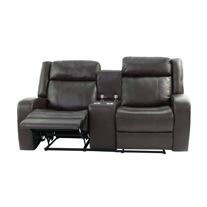 Motion Loveseat In Dark Brown