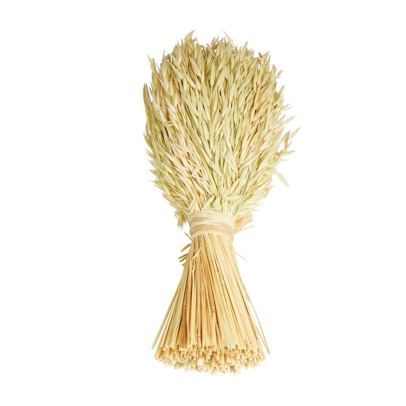 Beige Dried Plant Handmade Wheat Stalk Bundle Grass Home Decor Natural Foliage