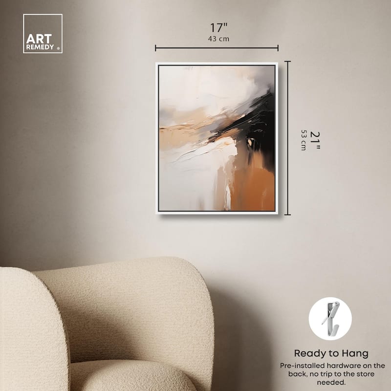 Baked Clay II Canvas by Art Remedy