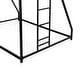 preview thumbnail 21 of 21, Furniture of America Jackson Modern Metal Twin over Full Low Profile Bunk Bed with Reversible Ladder