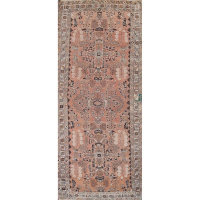 Lilian Persian Vintage Runner Rug Hand-Knotted Wool Carpet - 3'8" x 9'9"