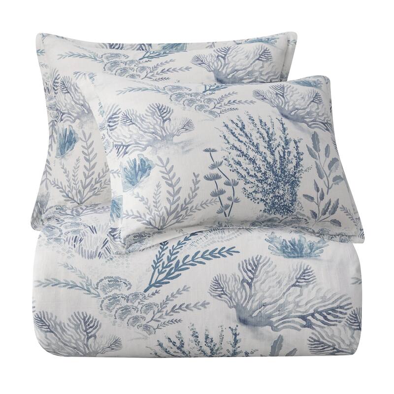 HiEnd Accents Oceania Coastal Paradise Duvet Cover Set, 3PC