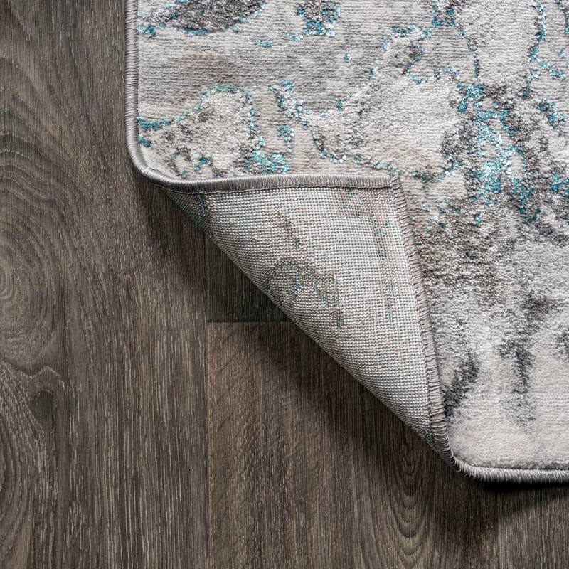 JONATHAN Y Batten Marbled Abstract Area Rug
