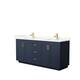 Option Dark Blue, Gold Trim, Giotto Quartz Top
