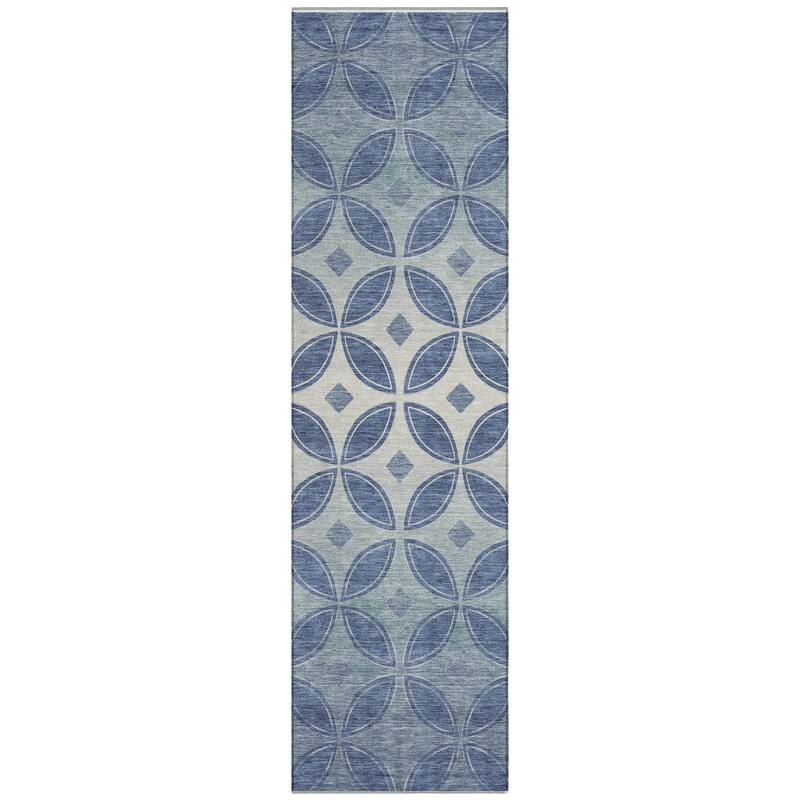 Machine Washable Indoor/ Outdoor Modern Gia Chantille Rug