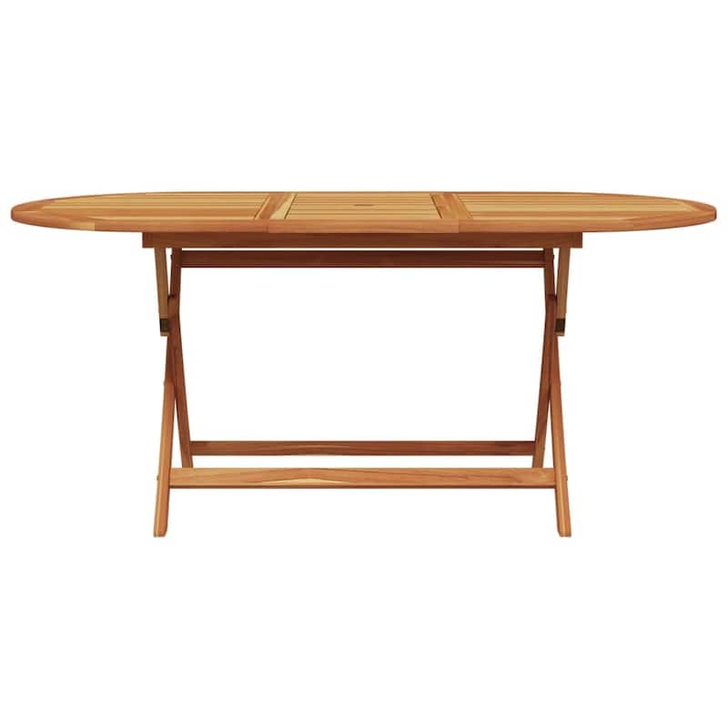 vidaXL Patio Dining Set Outdoor Furniture 7 Piece Polypropylene and Solid Wood - 13.2 x 24.8 x 11.6