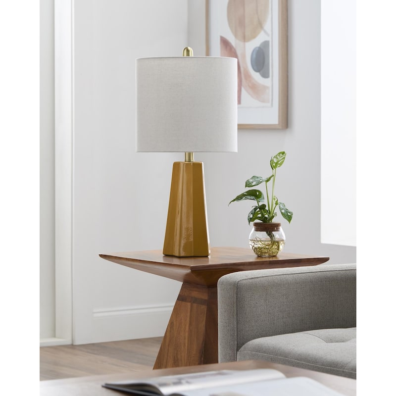 Livabliss Stellan Modern & Contemporary Accent Table Lamp - Orange
