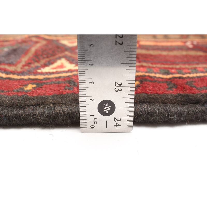 ECARPETGALLERY Hand-knotted Andelz Red Wool Rug - 4'1 x 6'5