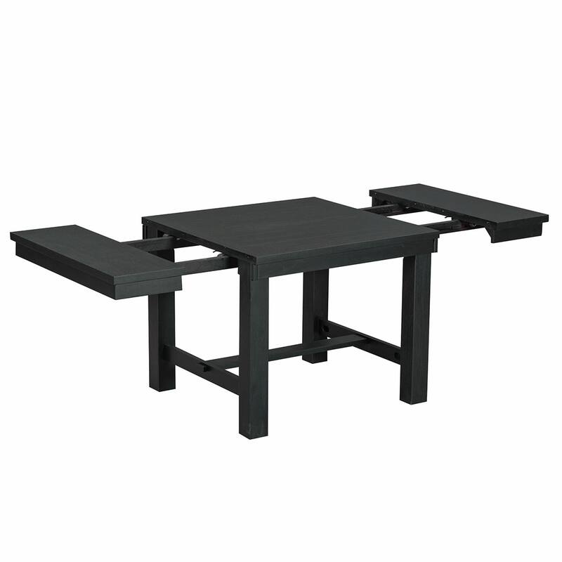 6PCS Extendable Dining Table With Bench