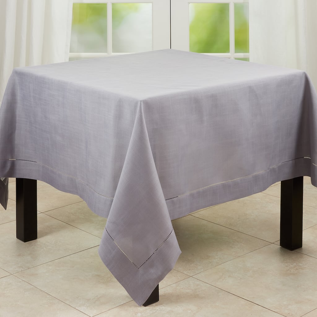 Tablecloth With Hemstitched Border Design