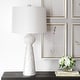 preview thumbnail 2 of 4, Uttermost Sonata Textured White Table Lamp