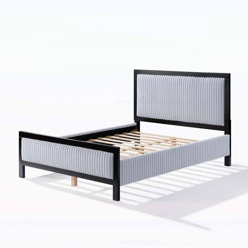 Comfortable Upholstered Bed with Sturdy Construction and Stylish Design for Dreamy Nights