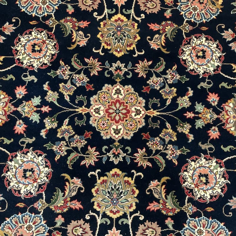 HERAT ORIENTAL Hand-knotted Indo 8' x 10' Isfahan Wool Rug - 8' x 10'
