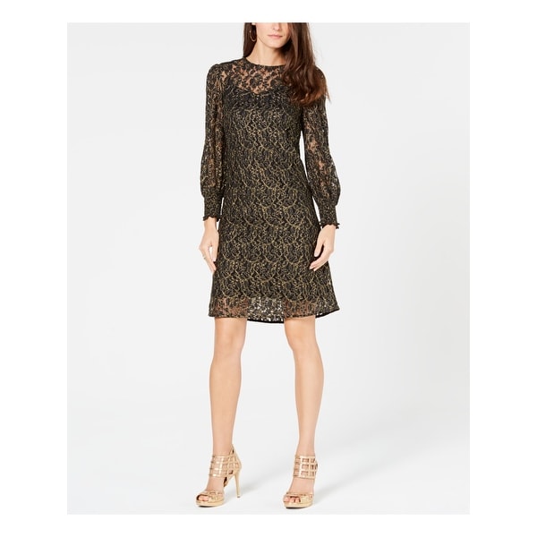 michael kors gold dress
