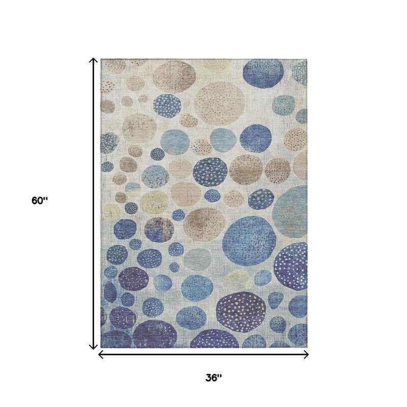 HomeRoots Geometric Transitional Rectangle Outdoor Rug