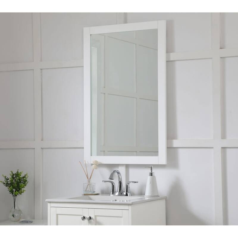 Elegant Lighting VM22436 Aqua 24" W x 36" H Traditional Rectangular