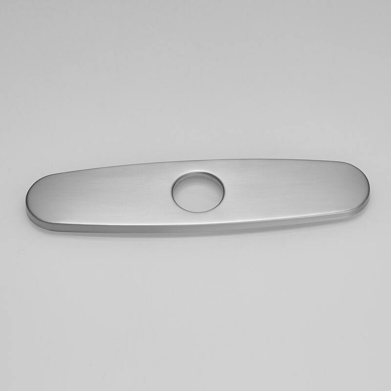 Thickening Kitchen Sink Faucet Hole Cover Deck Plate - Silver
