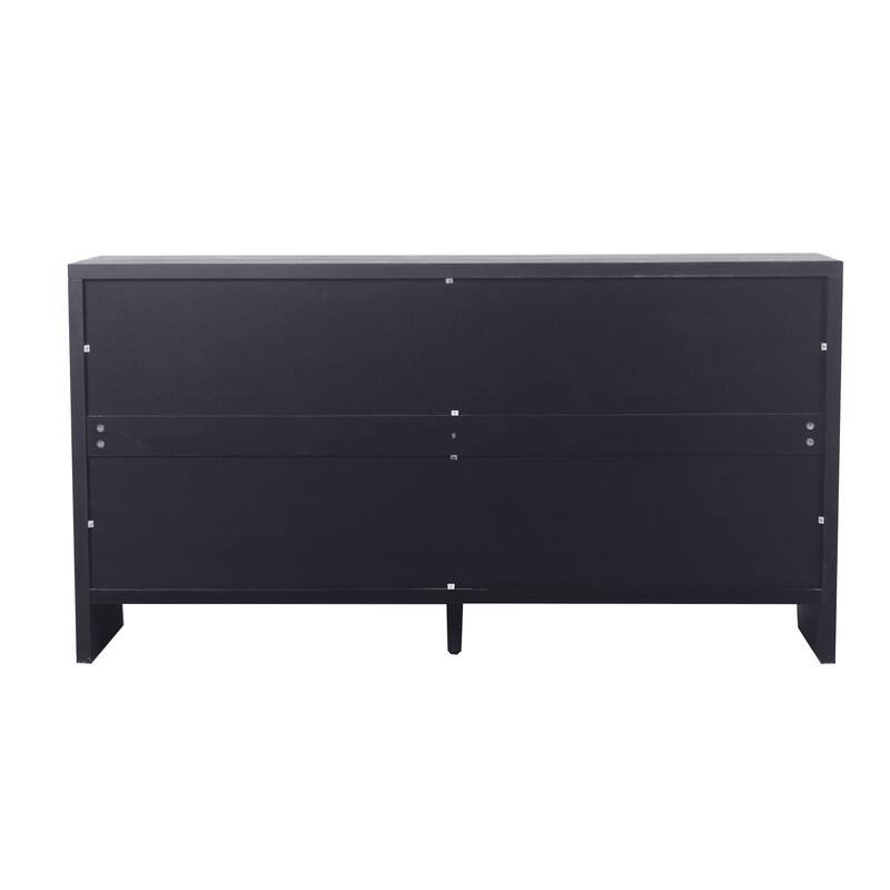 Accent Cabinet 4 Door Wooden Cabinet Sideboard Buffet Server Cabinet Storage cabinet