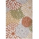 preview thumbnail 79 of 112, Nourison Aloha Floral Modern, Indoor/Outdoor Area Rug 3'6" x 5'6" - Ivory/Multicolor