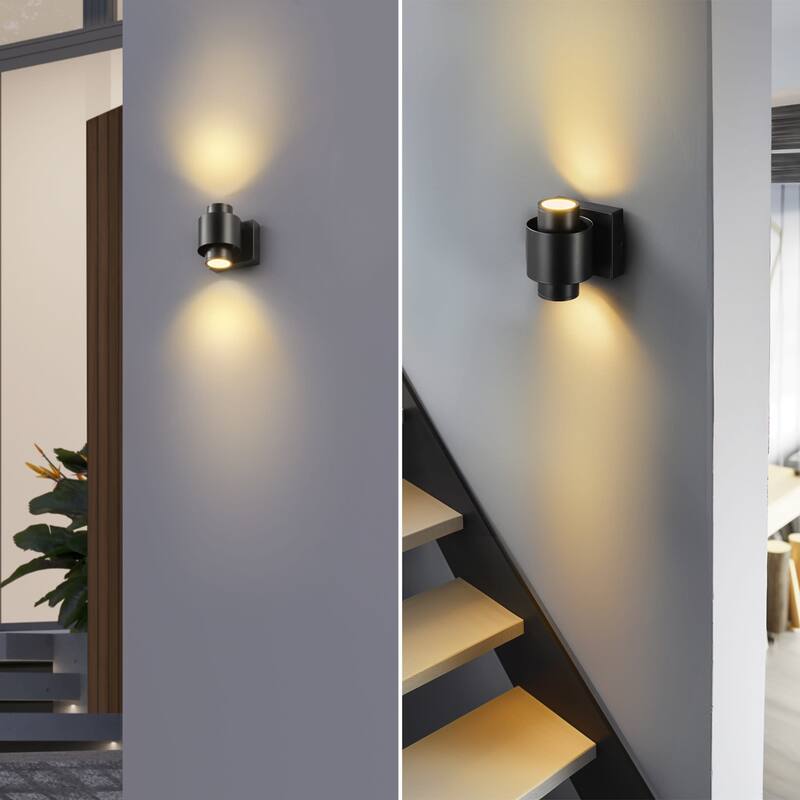 Globe Electric 91009560 6" Tall LED Outdoor Wall Sconce