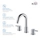 preview thumbnail 24 of 30, Circular 8-inch Widespread Basin Faucet