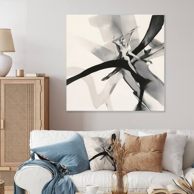 Designart "Abstract Neutral II" Abstract Shapes Metal Wall Art