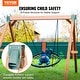 preview thumbnail 10 of 18, VEVOR A-Frame Middle Swing Set Brackets,Heavy Duty Carbon Steel Swing Set Hardware with Mounting Hardware