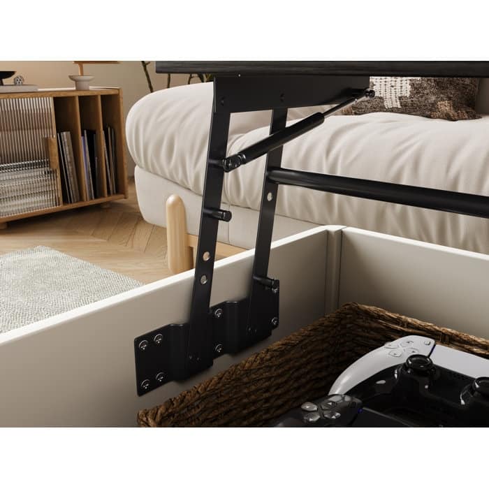 Elevatelux Rectangle Lift Top Square Coffee Table With Storage 37 x 23.5''