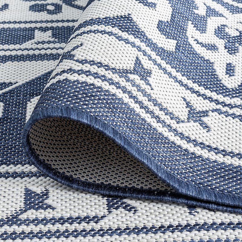 Exo Coastal Oriental Indoor/Outdoor Area Rug