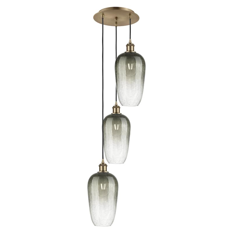 Innovations Lighting Endless Possibilities Ballston - Brookhaven Flute - 3 Light 14" Cord Hung Multi Pendant