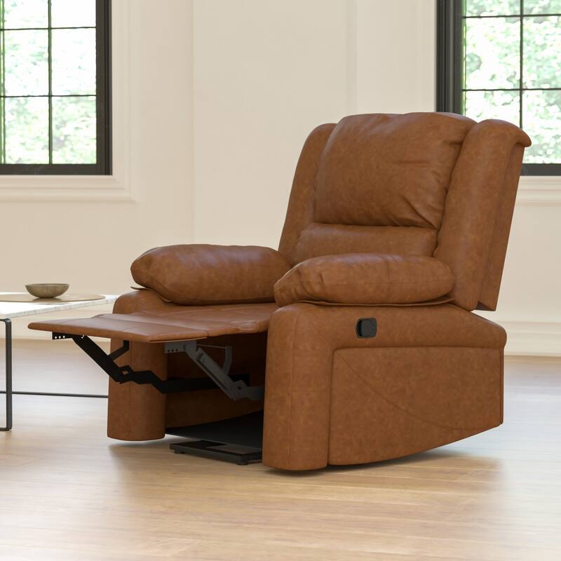 Microfiber Pillow Back Recliner