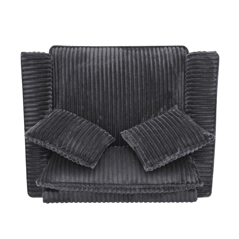 Lazy Sofa Chair, Comfortable Single-person Sofa Chair, with a Backrest and Soft seat Cushion, Having Armrests on Both Sides