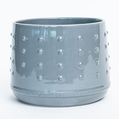 Gray Doted Planter